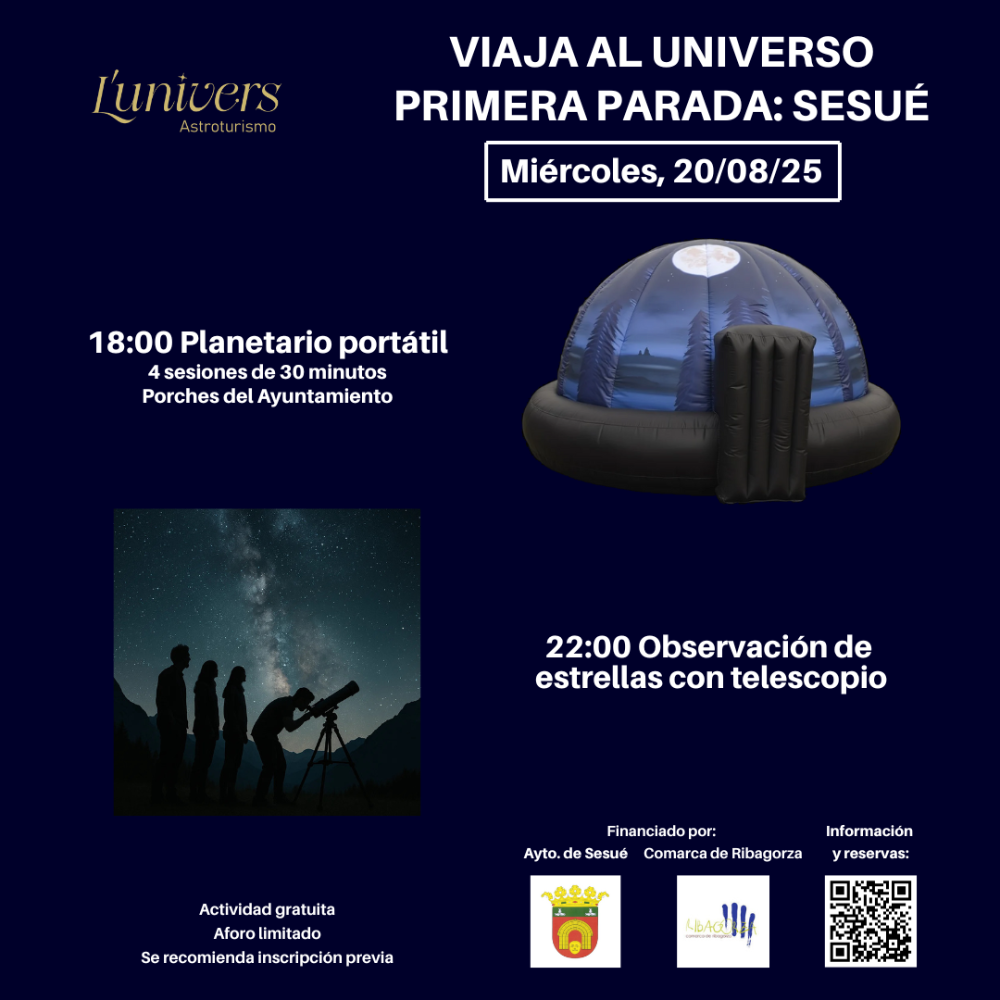 Imagen Actividad cultural: Viaja al universo. Primera parada Sesué